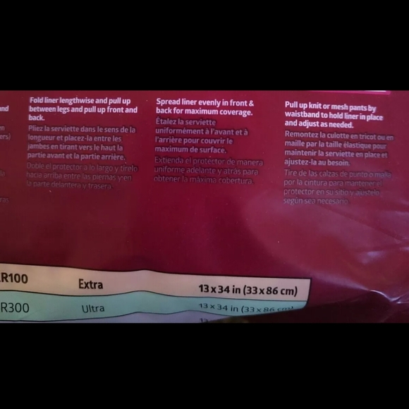 Medline FitRight Extra Incontinence Liner Pad 13x34 20Ct (Missing 3) 4D Core - Picture 11 of 16